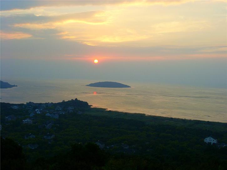 三山岛日落