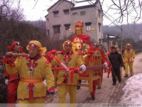 三山岛迎财神